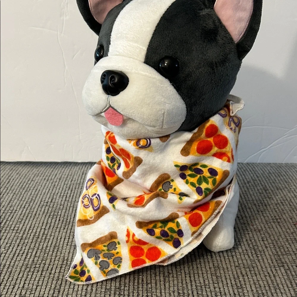 pizza Dog Bandana with cute pizza Print NEW handmade neckerchief